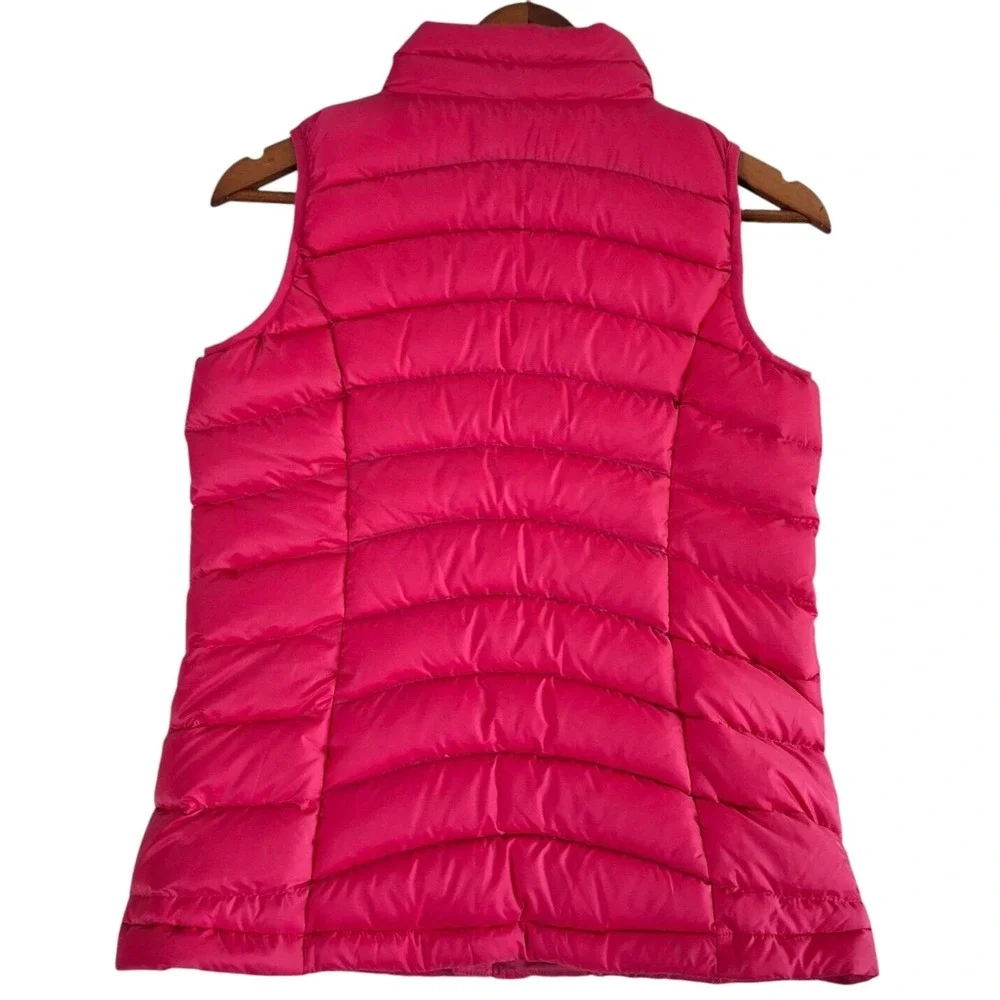 Patagonia‎ Goose Down Vest Girl's Large Pink Full Zip Sleeveless Puffer